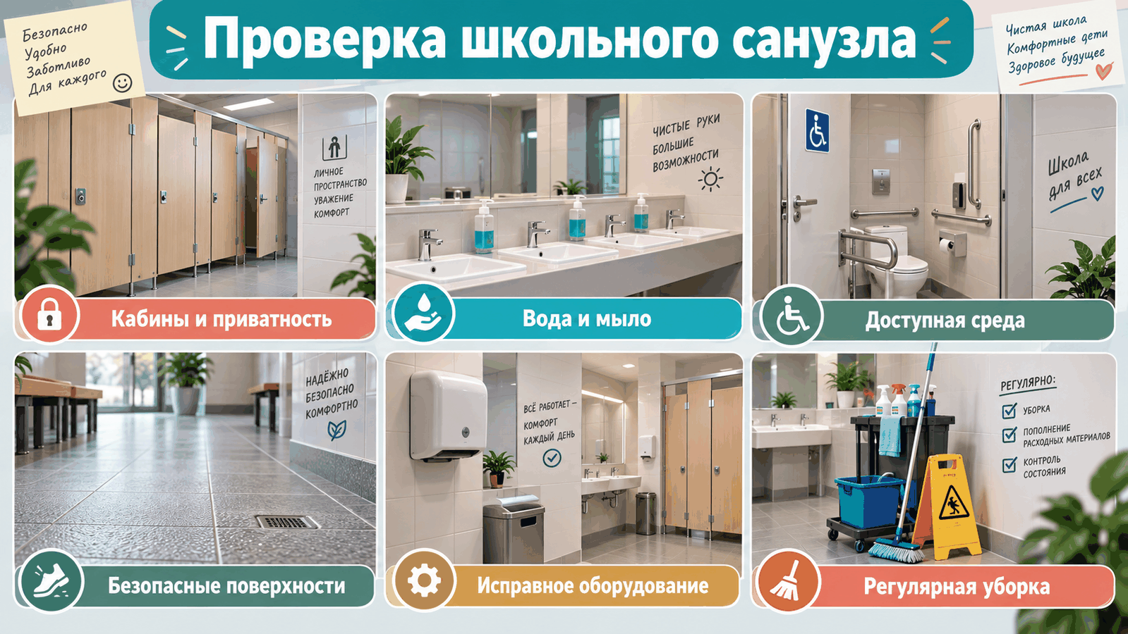 Проверка школьного санузла