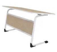 Стол 2-местный ростовой с наклоном столешницы (г.р. 4,5,6,7) серии "Фреш"