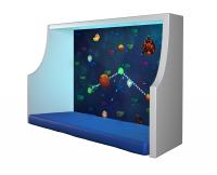 Интерактивный скалодром «Скала» крепление к полу 2*2,6 м