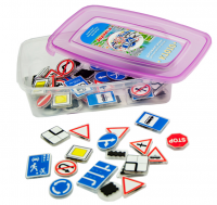 Комплект тематических магнитных дорожных знаков