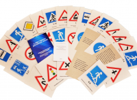 Набор карточек "О чем говорят дорожные знаки?"