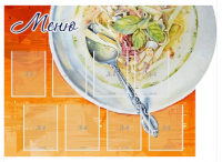 Стенд резной "Меню"